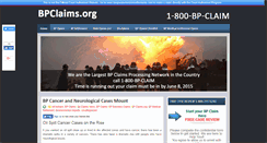 Desktop Screenshot of bpclaimshelp.com